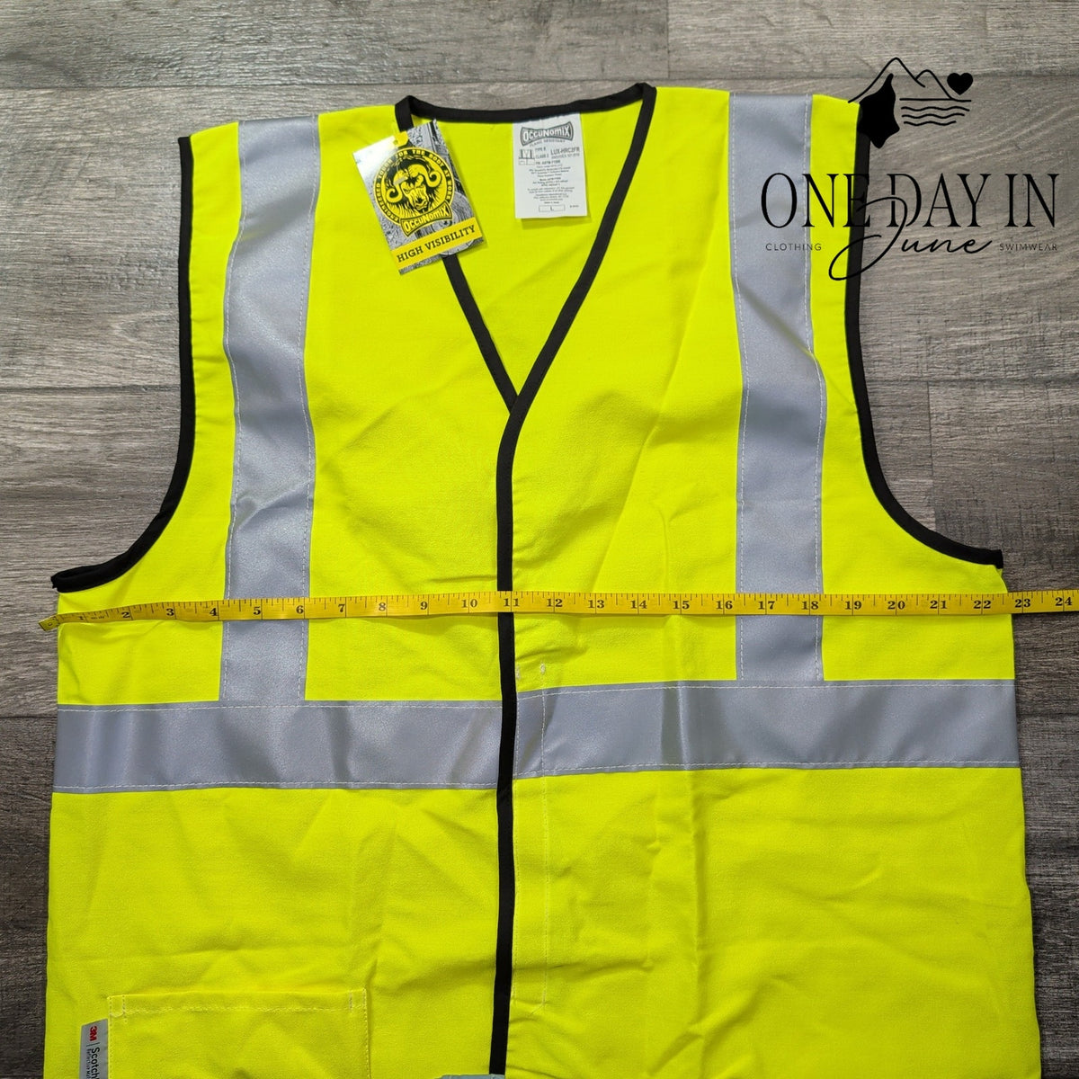 OccuNomix LUX-HRC2FR Flame Resistant Hi Vis Safety Vest Class 2 Size L