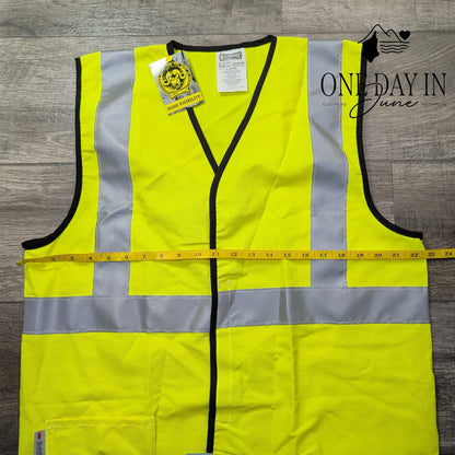 OccuNomix LUX-HRC2FR Flame Resistant Hi Vis Safety Vest Class 2 Size L