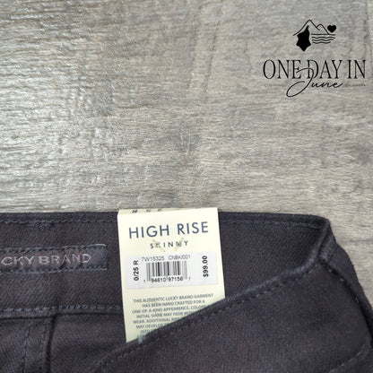 Lucky Brand Bridgette High Rise Skinny Jeans Size 0