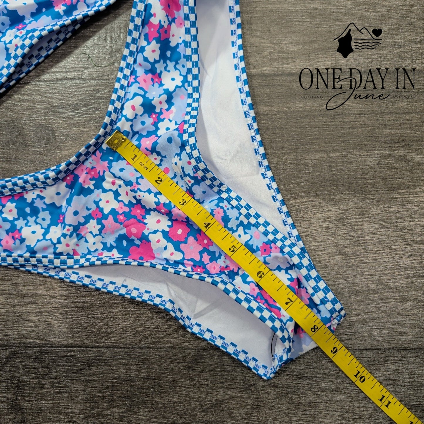 Volafa Floral Cheeky Bikini Swimsuit Size S