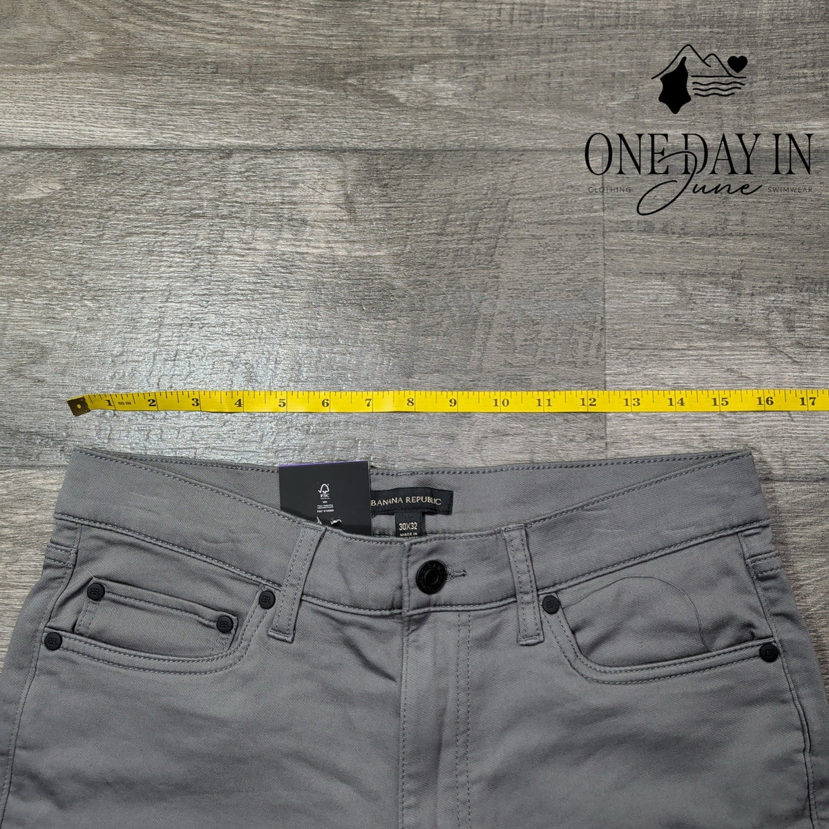 Banana Republic 5 Pocket Slim Straight Stretch Pants Gray NWT Size 30X32