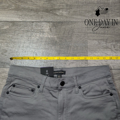Banana Republic 5 Pocket Slim Straight Stretch Pants Gray NWT Size 30X32