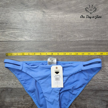 Billabong Sol Searcher Lowrider Bikini Bottom Blue Full Coverage NWT Size XL