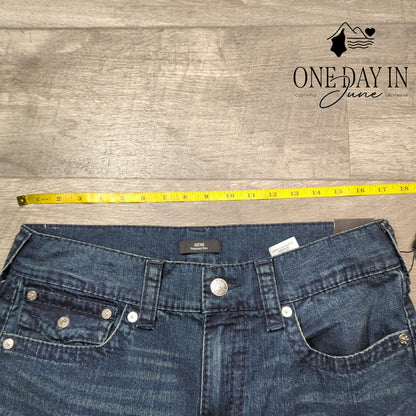 True Religion Gino Relaxed Slim Jeans Size 33X32