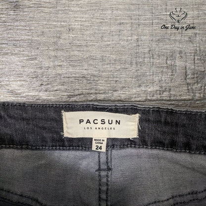 Pacsun Cutoff Denim Mini Skirt Size 24 (0)