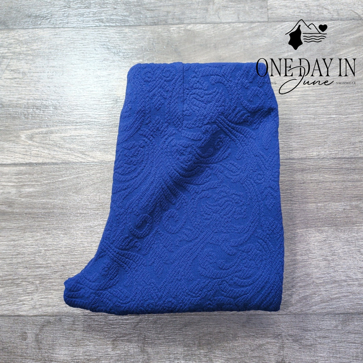 Chico's Petite Jacquard Slim Leg Pull On Pants Cobalt Blue NWT Size Chico's 00P