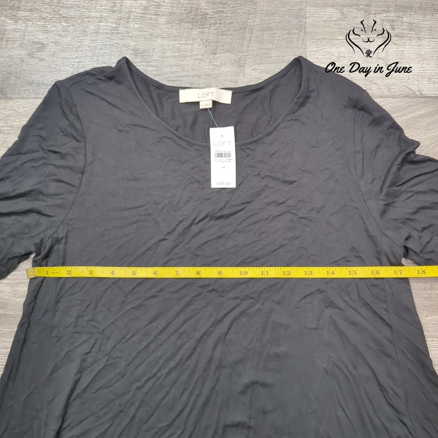 Loft Short Sleeve Shirt Dress Size M