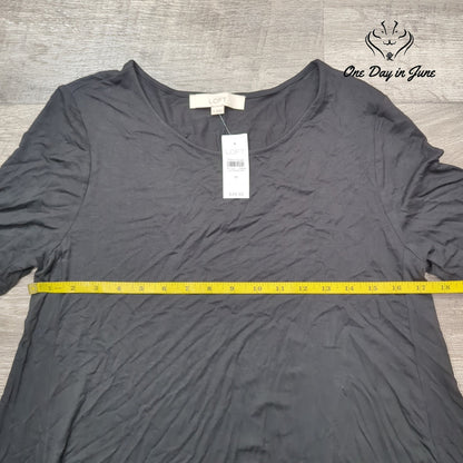 Loft Short Sleeve Shirt Dress Size M