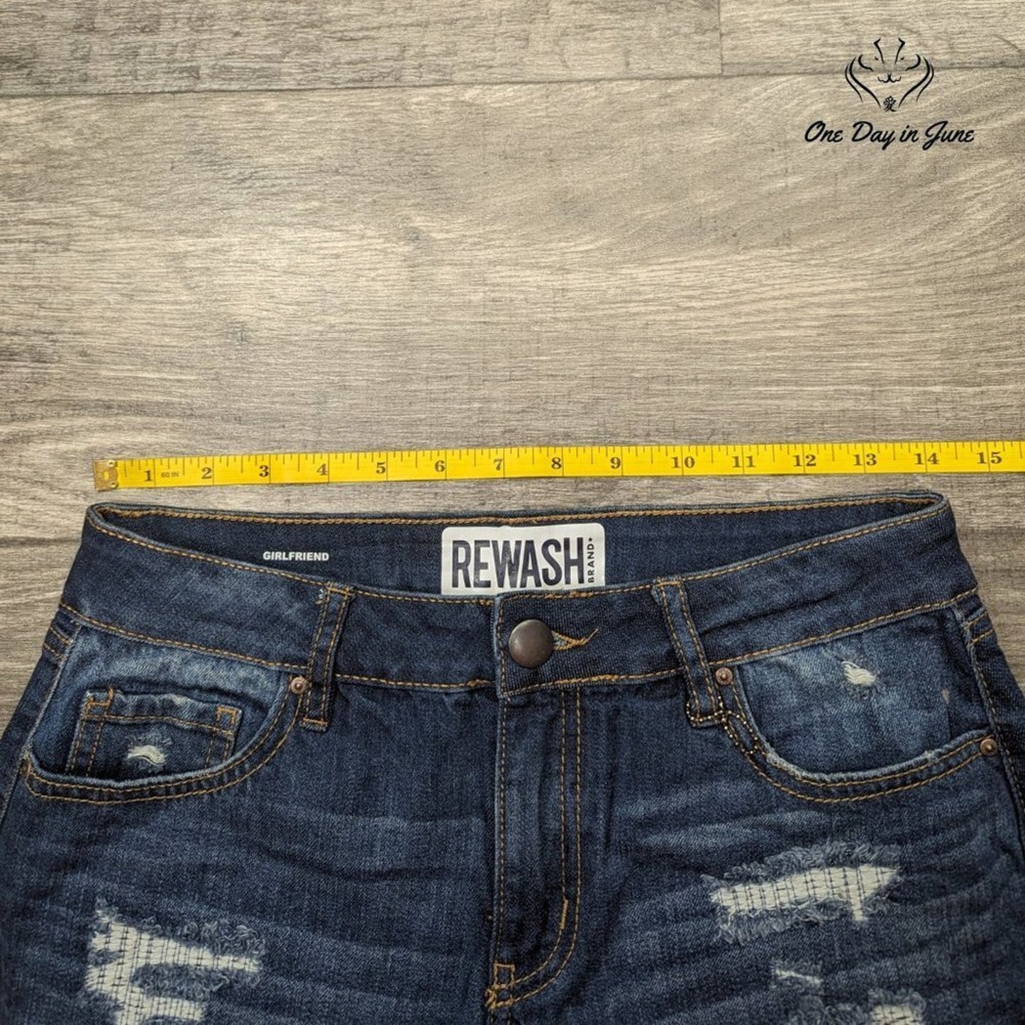 Rewash Girlfriend Denim Shorts Size 2