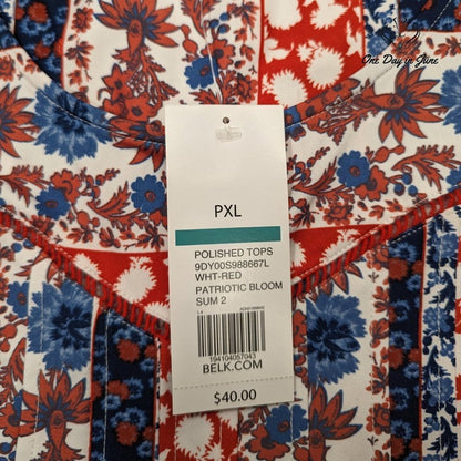 New Directions Petite Sleeveless Top Size PXL