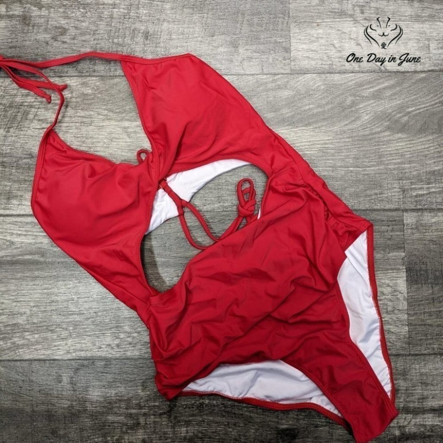 Peddney Cutout Monokini One Piece Swimsuit Size XXL