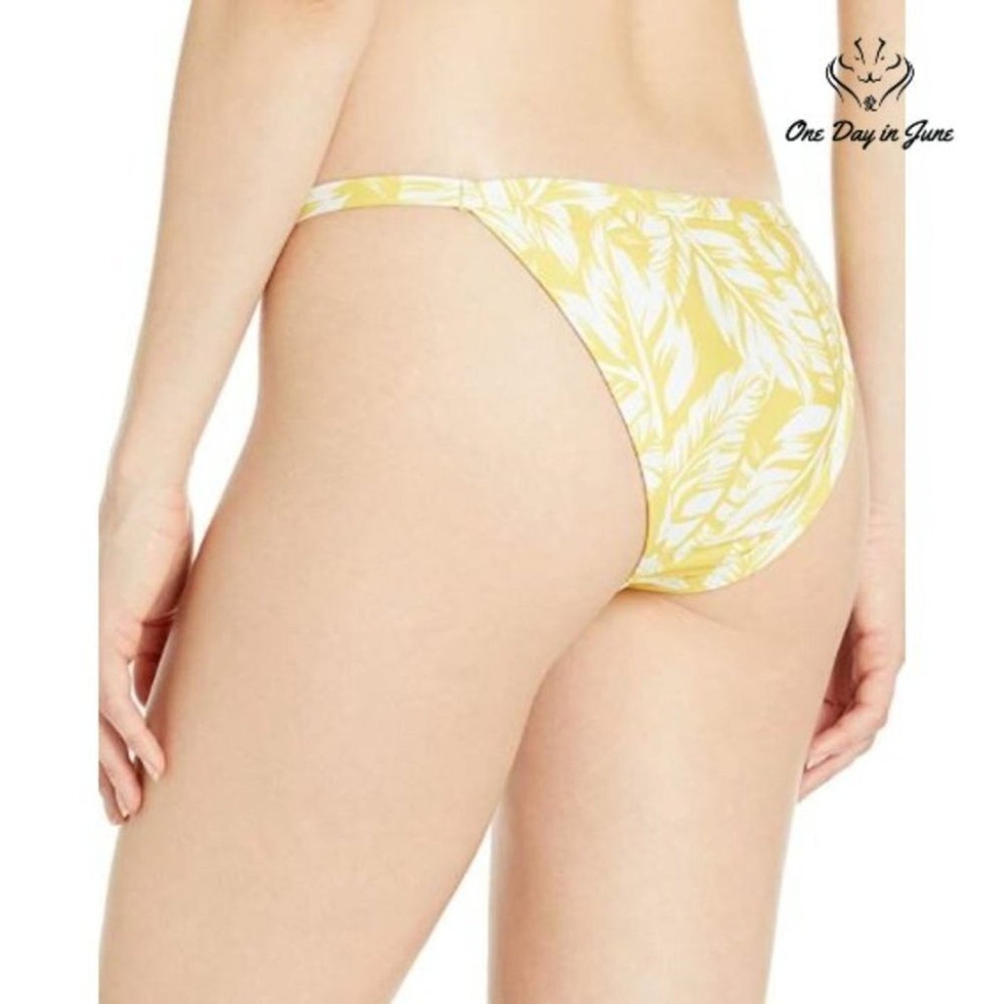 Vicious Young Babes Fixed Wide Strap Bottom Swimsuit Size M