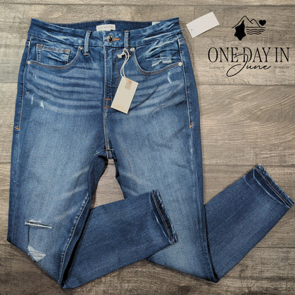 Good American Good Legs Crop Skinny Jeans Size 12