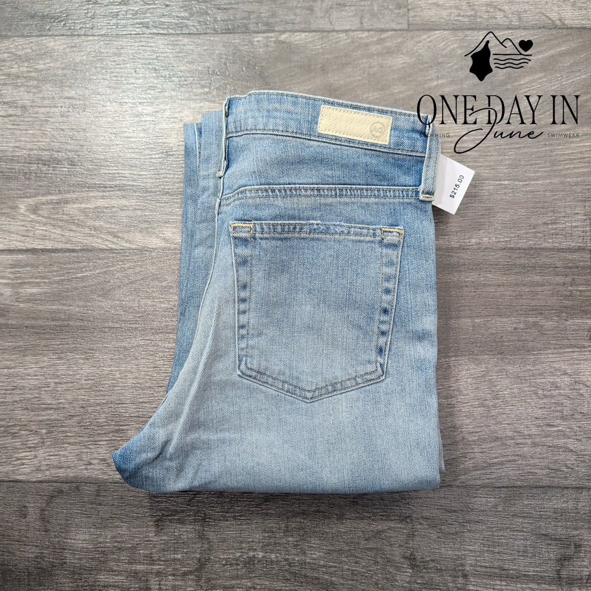 AG Adriano Goldschmied Isabelle High Rise Straight Crop Jeans NWT Size 4 (27)
