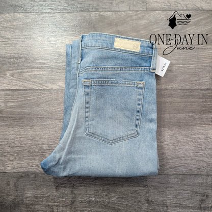 AG Adriano Goldschmied Isabelle High Rise Straight Crop Jeans NWT Size 4 (27)