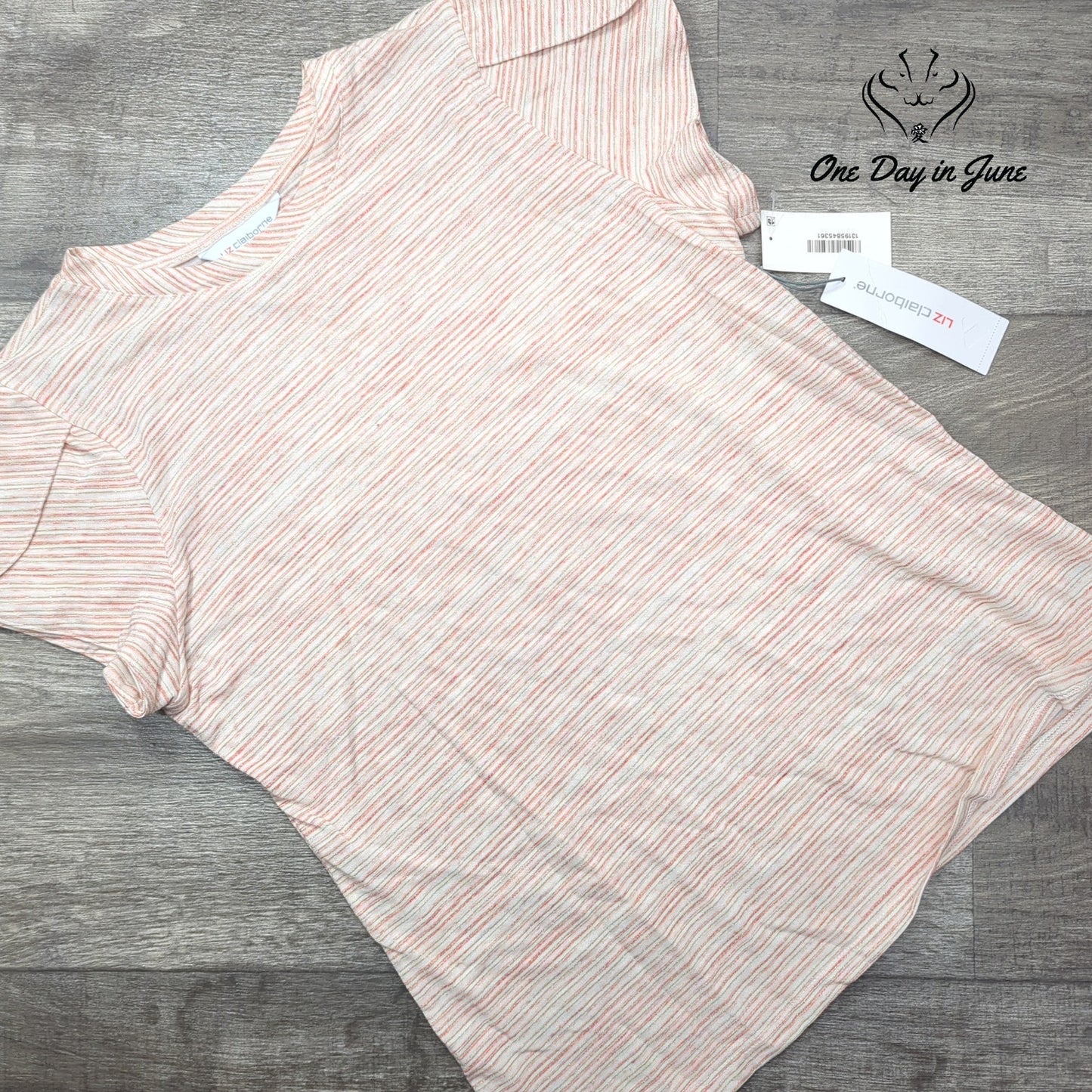 Liz Claiborne Short Sleeve Tee Shirt Size M