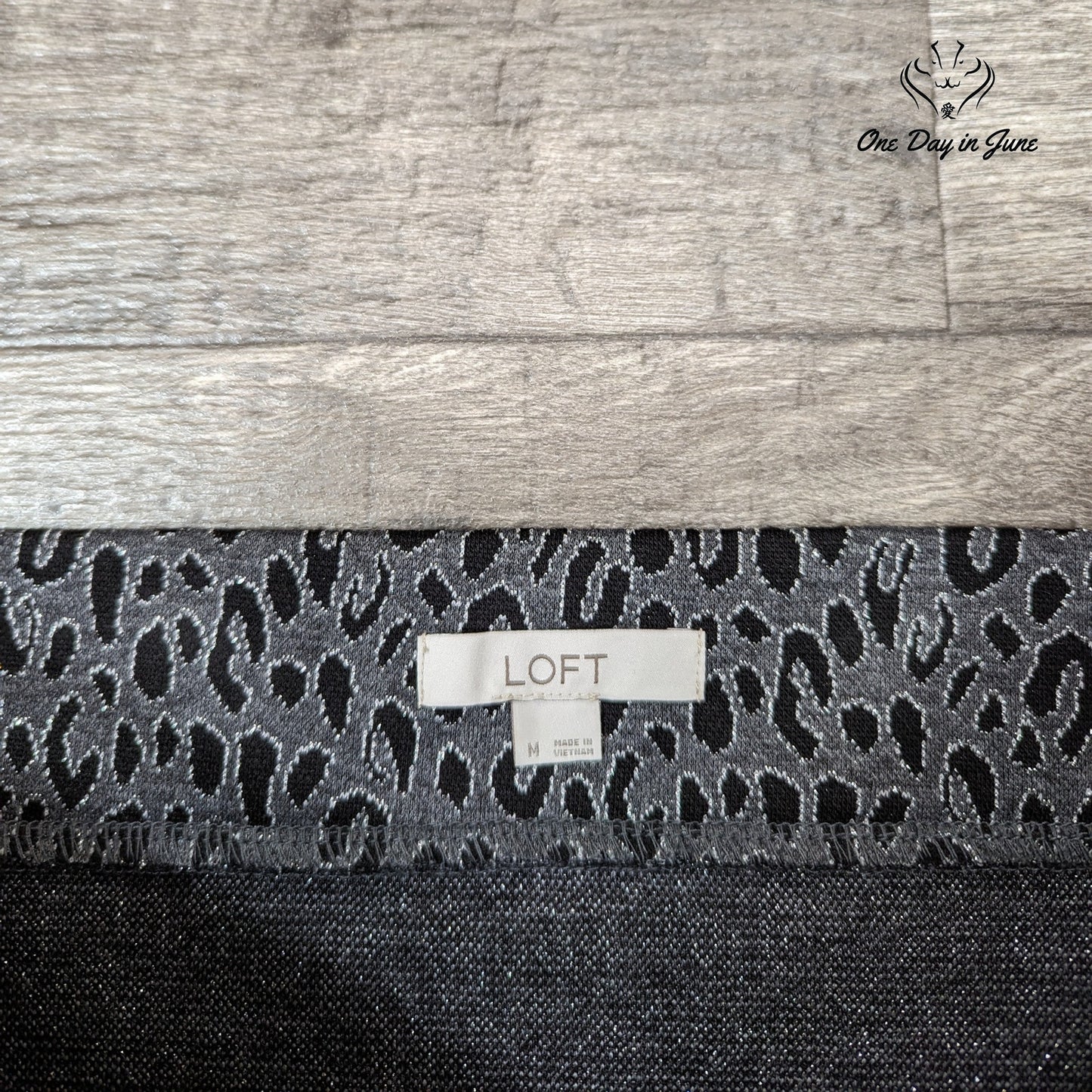 Loft Comfort Waist Midi Skirt Size M