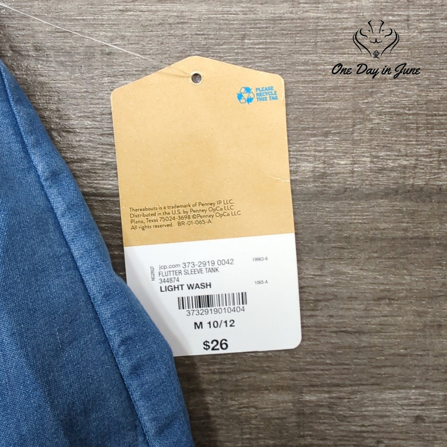 There Abouts Spaghetti Strap Top Size M (10/12)