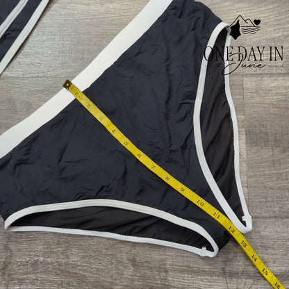 Yonique Bandeau High Waist Bikini Swimsuit Size XL