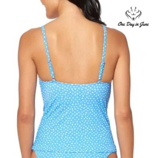 Jessica Simpson On The Spot Tankini Top Size S