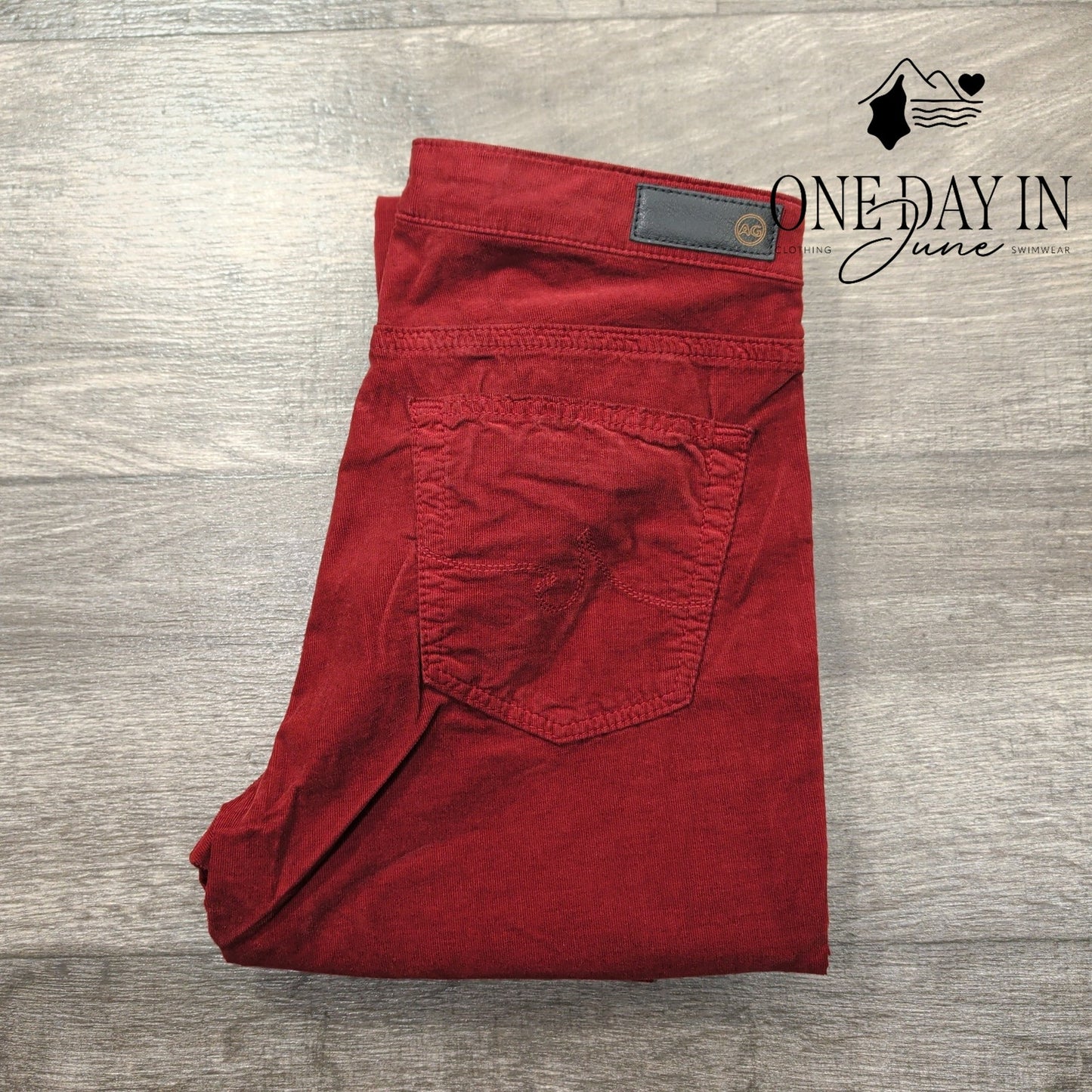 AG Adriano Goldschmied The Legging Ankle Skinny Micr Corduroy Jeans Size 4 (27)