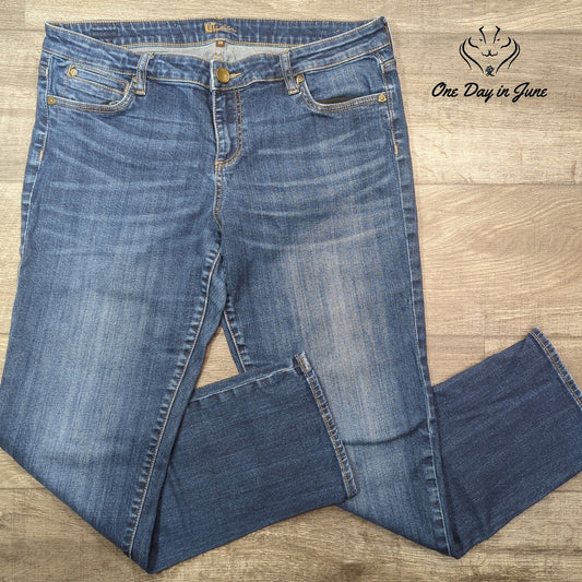 Kut from the Kloth Straight Leg Jeans Size 14