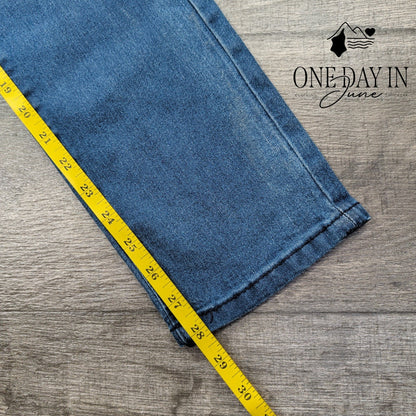 True Religion Girls Geno Slim Leg Jeans Bahama Blue Wash NWT Size 14