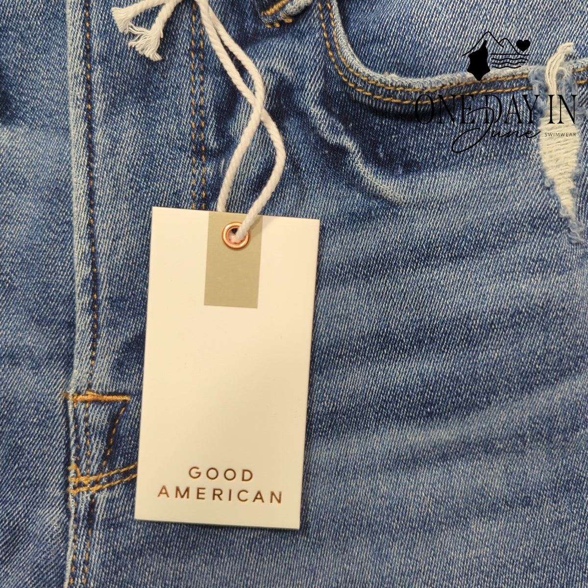 Good American Good Waist Crop High Rise Skinny Jeans Indigo326 NWT Size 2