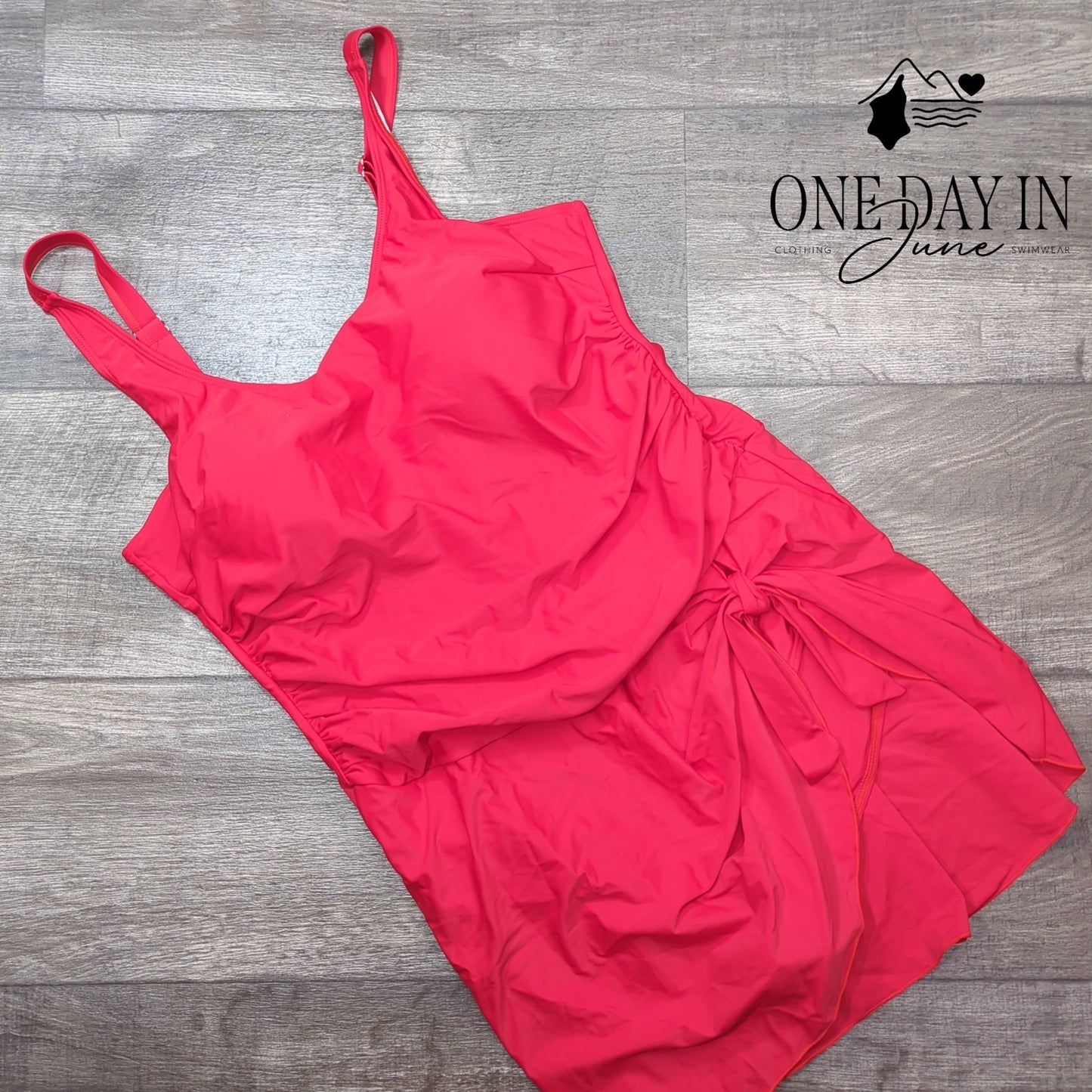 Eomenie Swimdress One Piece Swimsuit Size XL