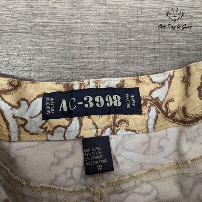 AC-3998 Flat Front Shorts Size 12