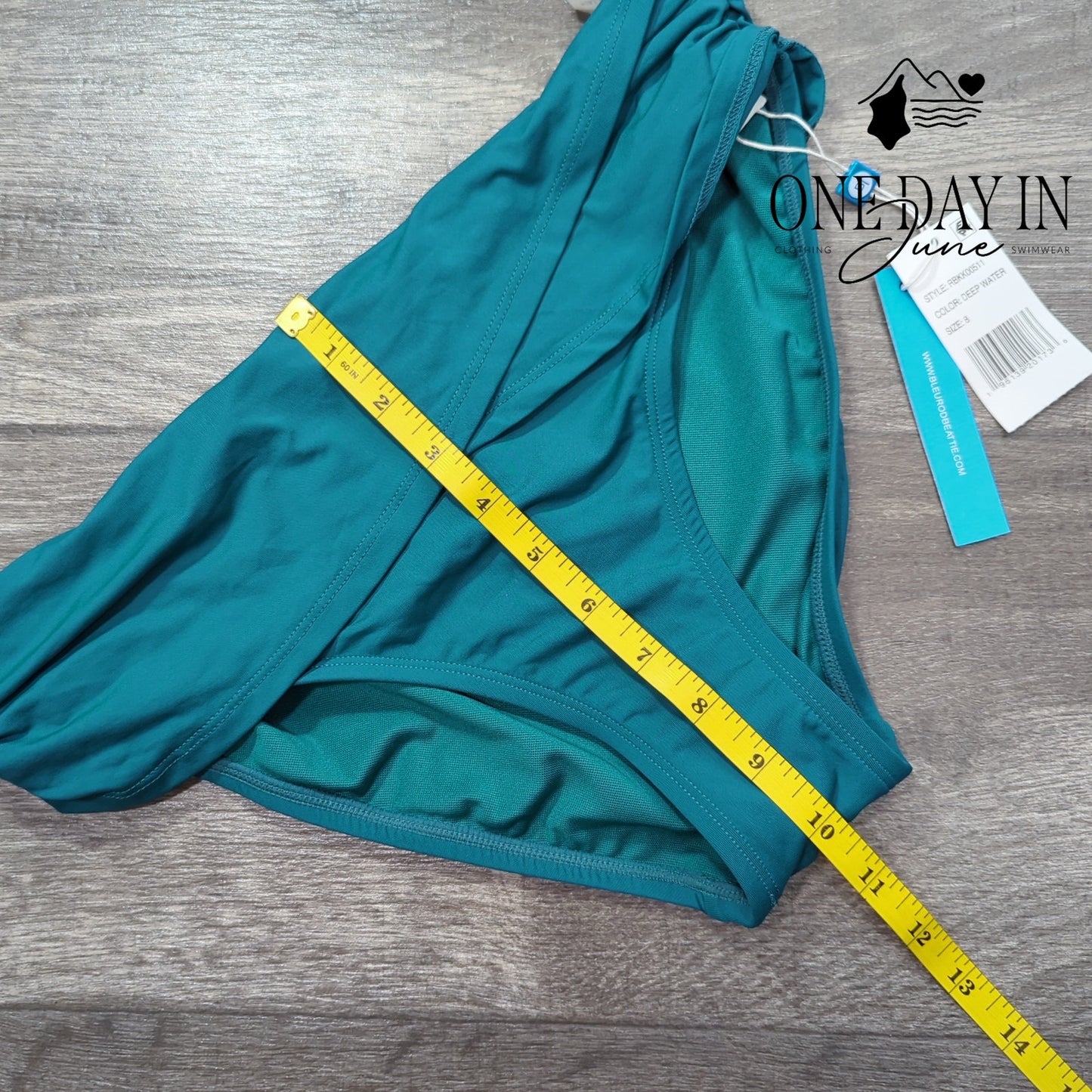 Bleu Rod Beattie Fold Over Bikini Bottom Size 8