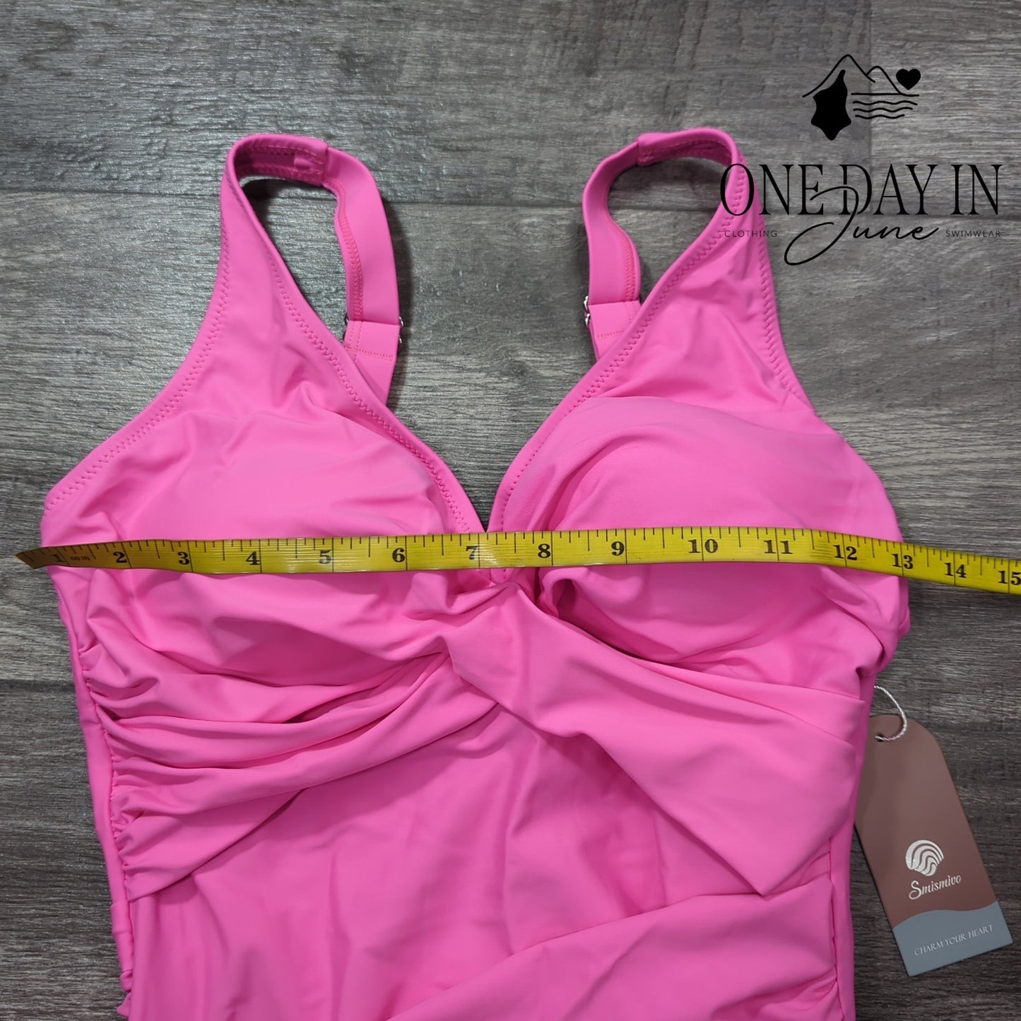 Smismivo Twist Front One Piece Swimsuit Size S