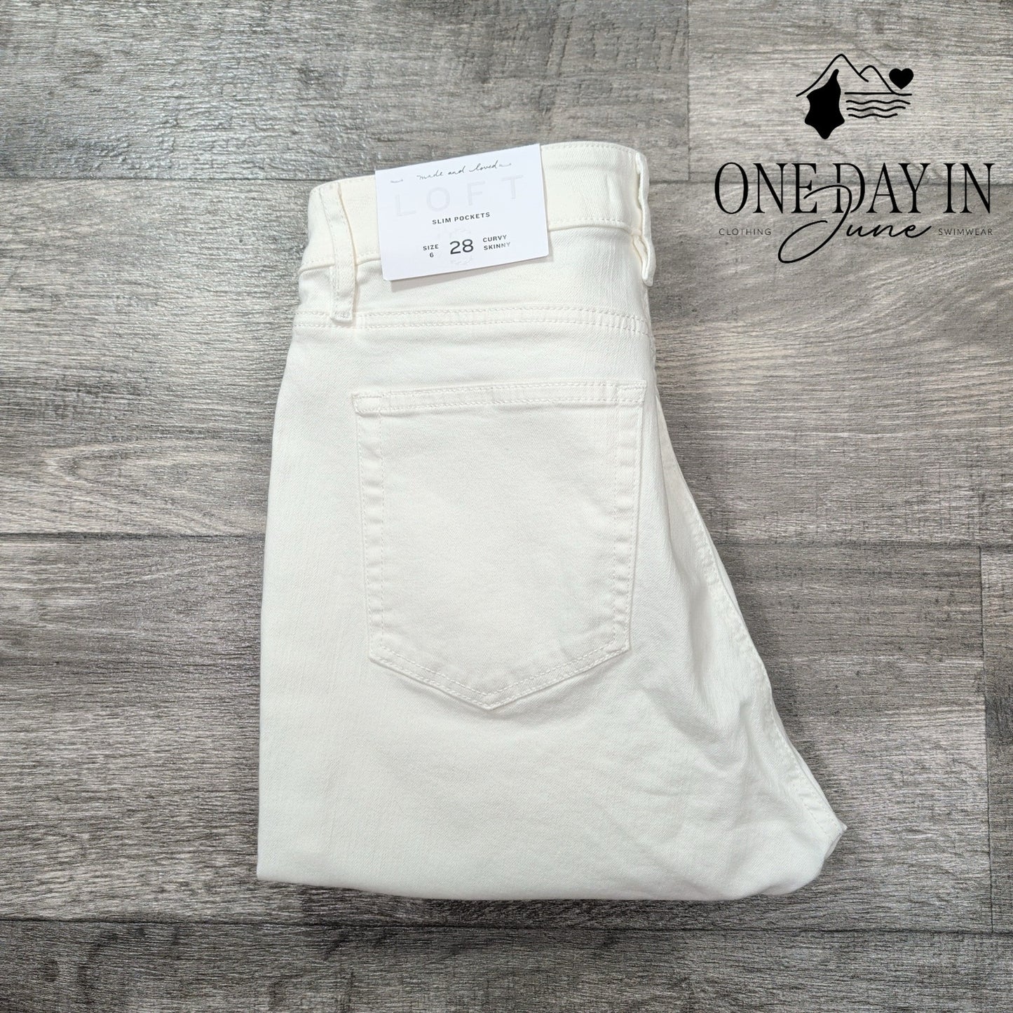 Loft Curvy Skinny Jeans Size 6 (28)