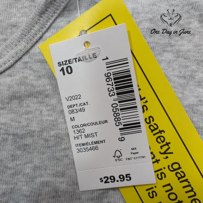 PJ Place Long Sleeve Tee Shirt Size 10