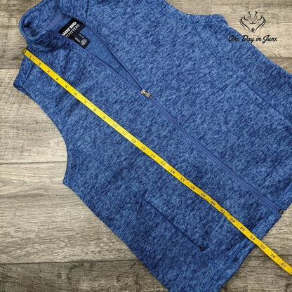 Lands' End Zip Front Pocketed Vest Size S