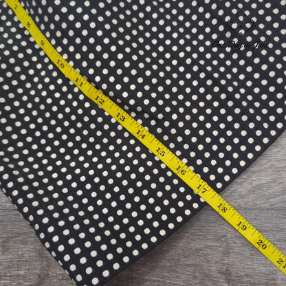 J.Crew Womens Polka Dot Pull On Mini Skirt Black White Elastic Waist Size 00