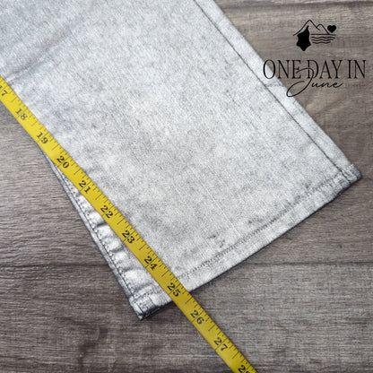 Adriano Goldschmied Coated Denim Crop Flare Jeans Size 27 (4)