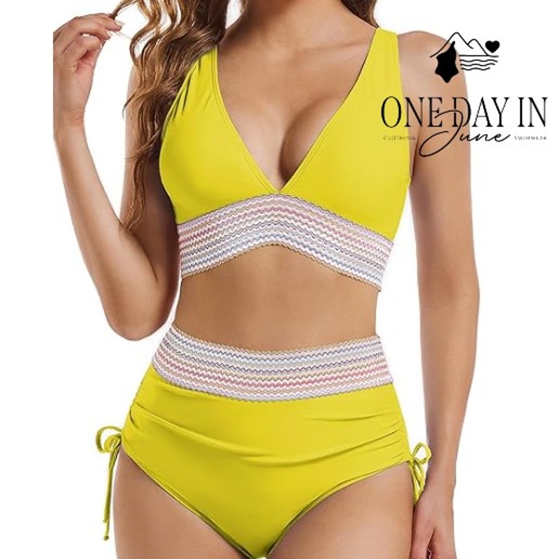 Blooming Jelly High Waist Bikini Swimsuit Size XL