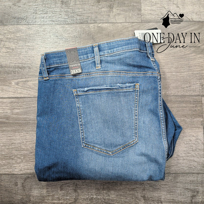 Torrid Plus Size Sky High Skinny Ankle Jeans Size 28