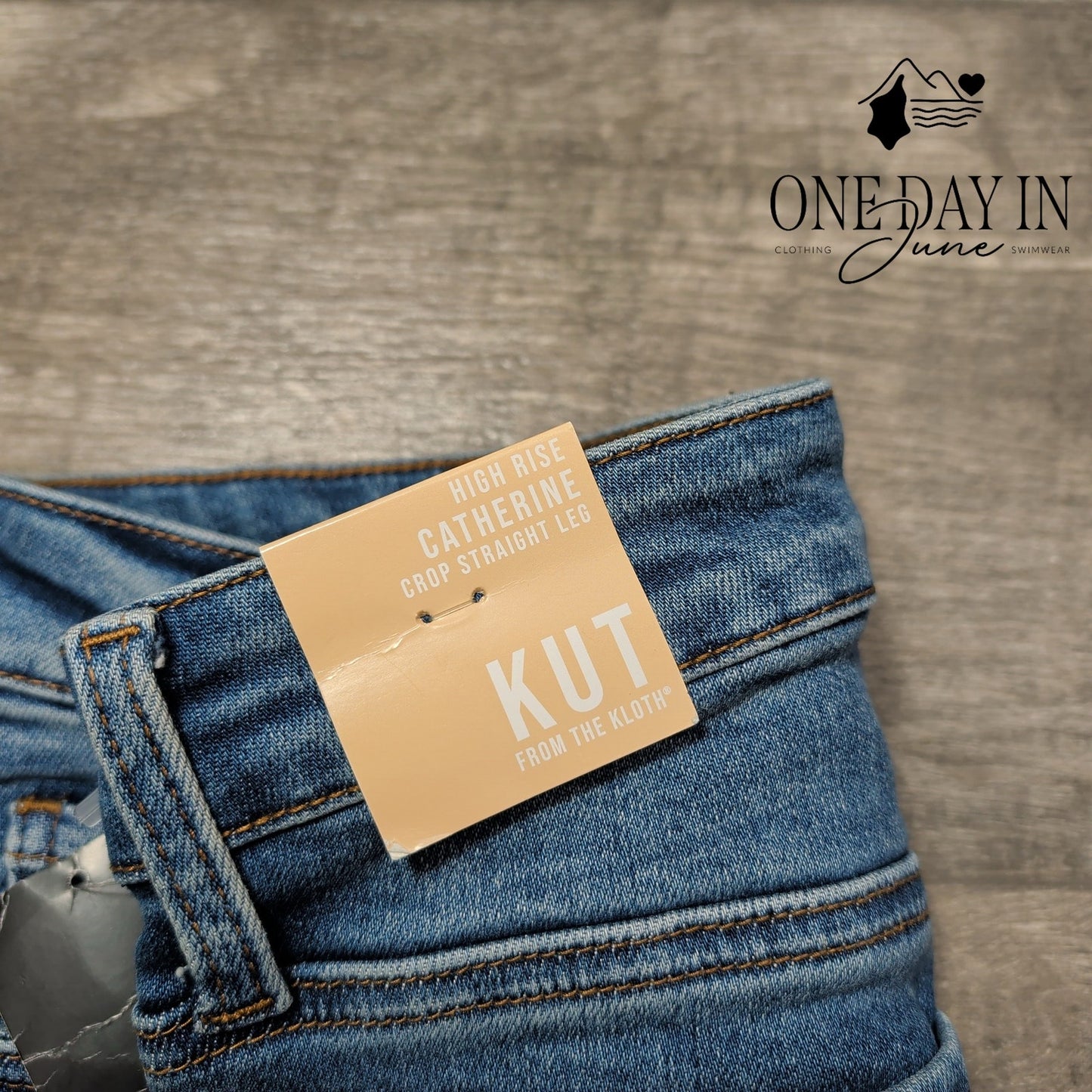 Kut from the Kloth Catherine High Rise Crop Jeans Size 0