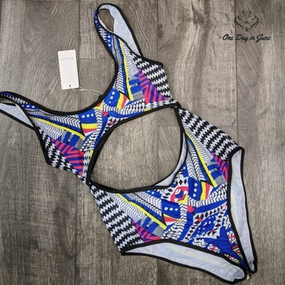 Ekouaer Cut Out One Piece Swimsuit Size XXL