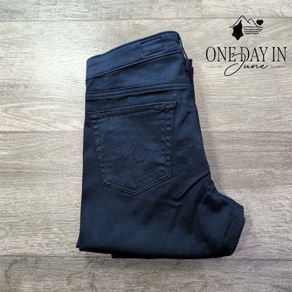 AG Adriano Goldschmied The Legging Ankle Super Skinny Jeans Navy NWT Size 4 (27)