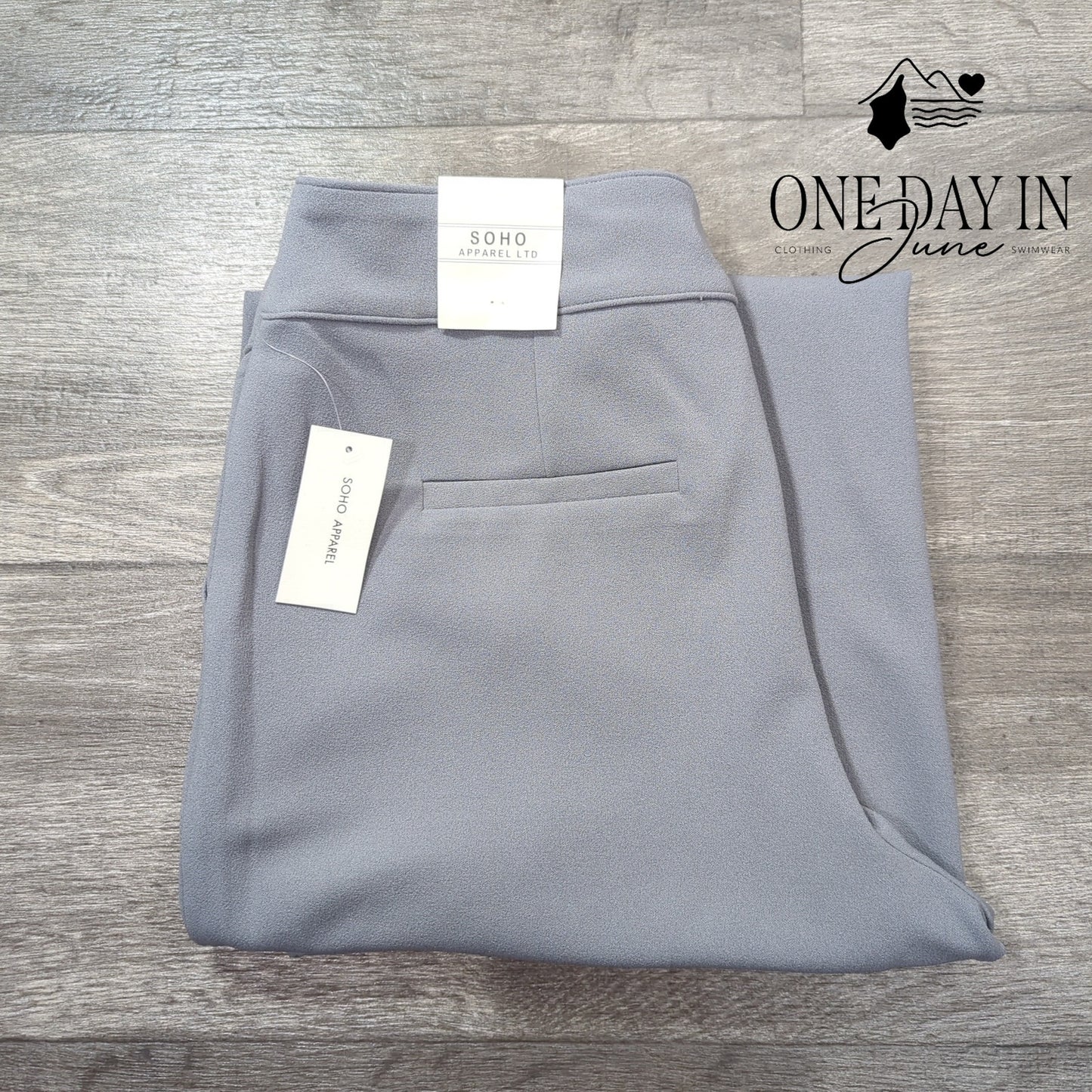 SOHO Apparel Crop Wide Leg Pants Size M