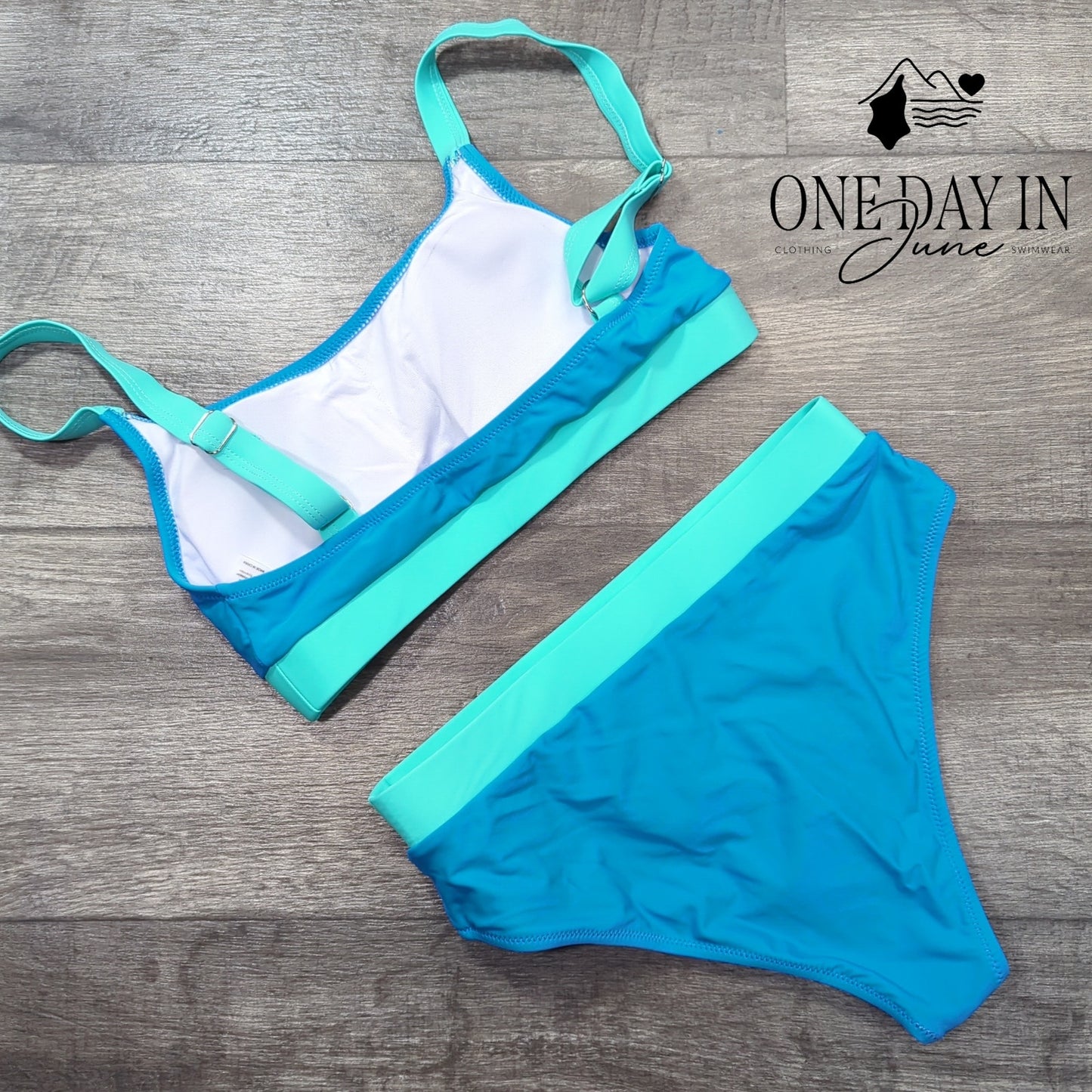 Adisputent Crop Bikini Swimsuit Size S