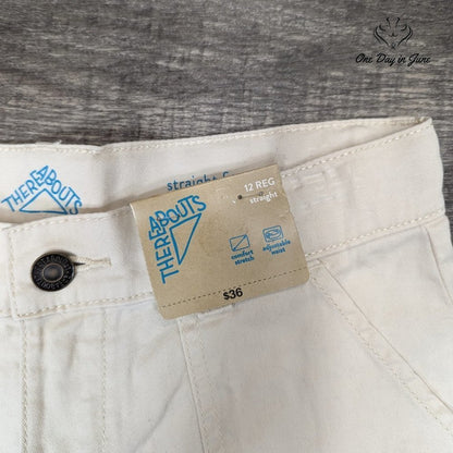 There Abouts Straight Fit Cargo Pants Size 12