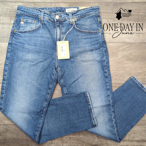 AG Adriano Goldschmied Ex-Boyfriend Slouchy Slim Jeans Blue NWT Size 8 (29)