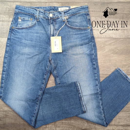 AG Adriano Goldschmied Ex-Boyfriend Slouchy Slim Jeans Blue NWT Size 8 (29)