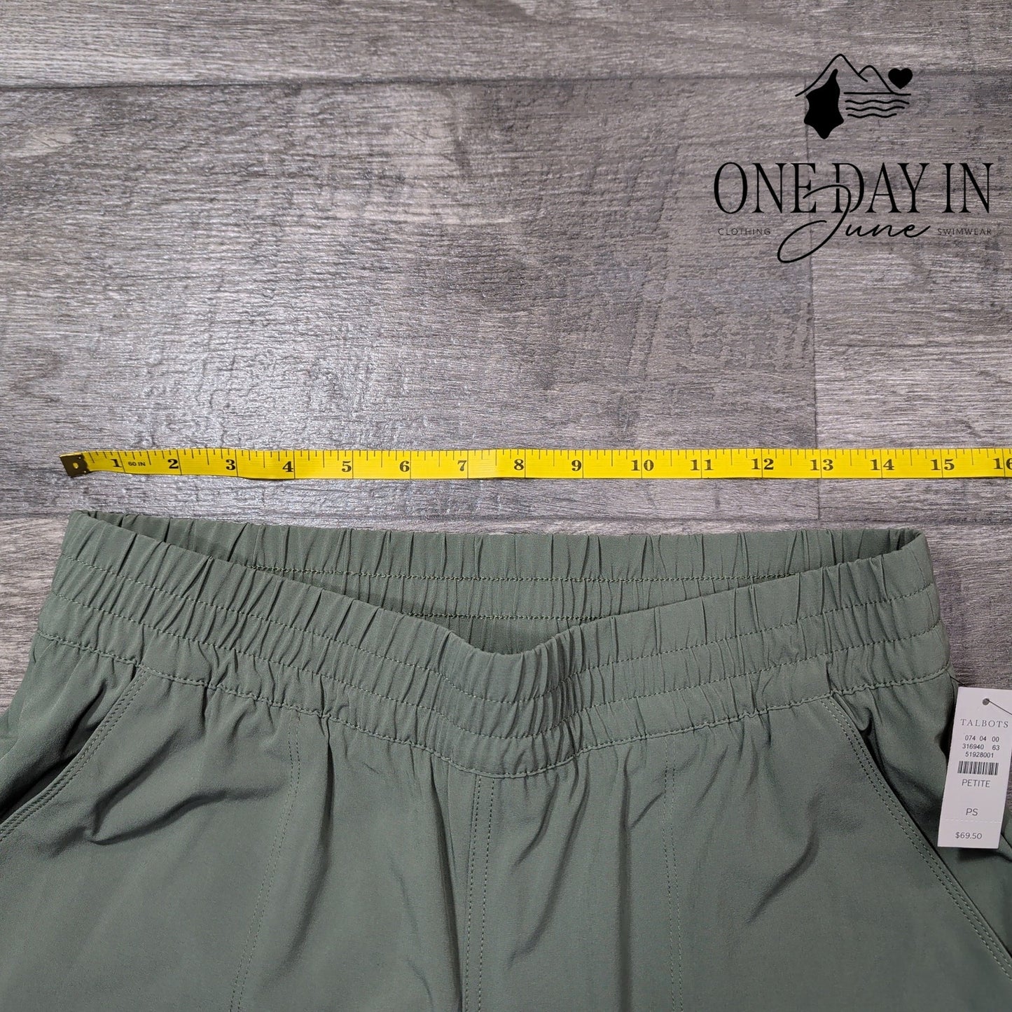 T by Talbots Cropped Pull On Pants Size S
