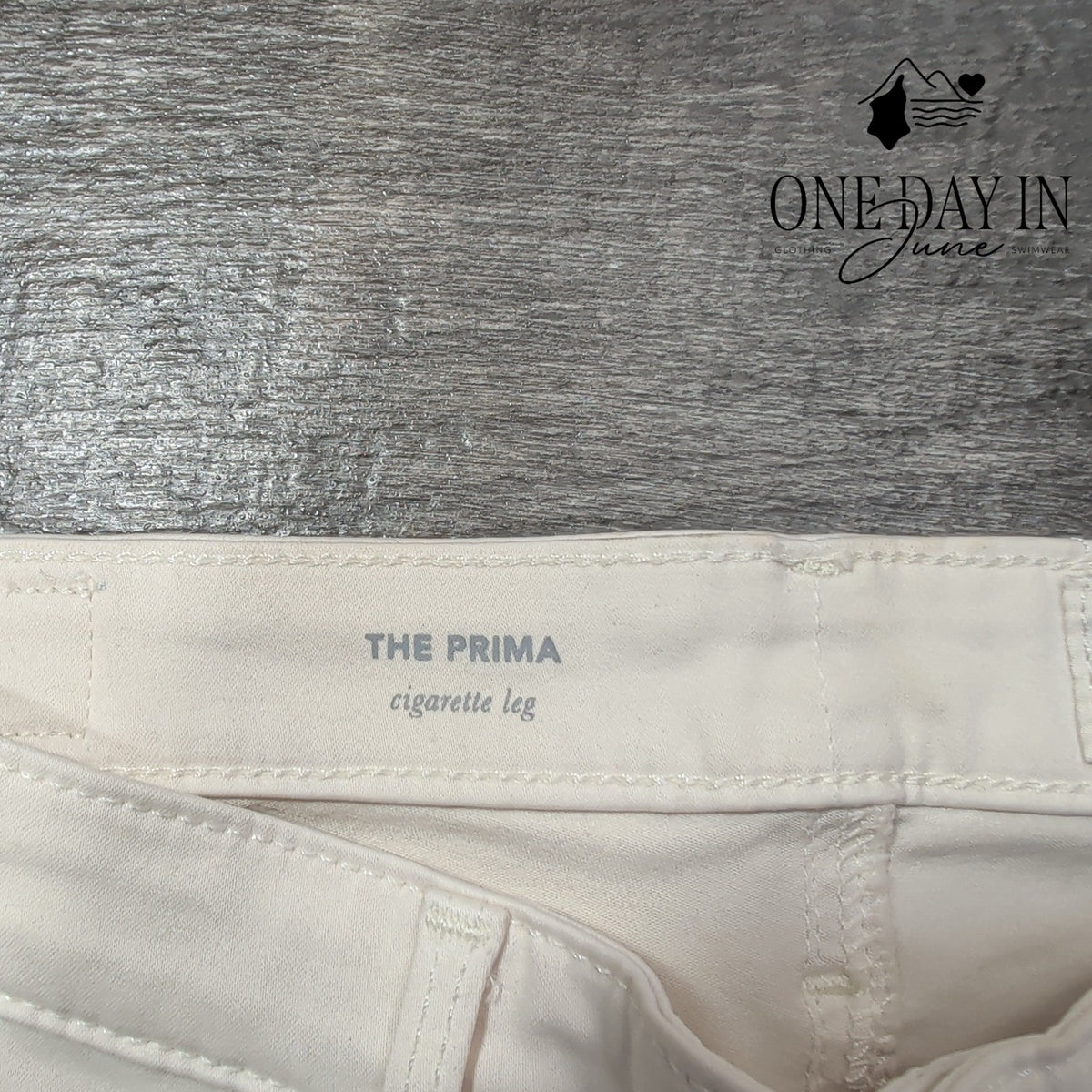 AG Adriano Goldschmied The Prima Cigarette Leg Jeans White NWT Size 4 (27)