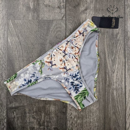 Rachel Roy Floral Moderate Bikini Bottoms Size L